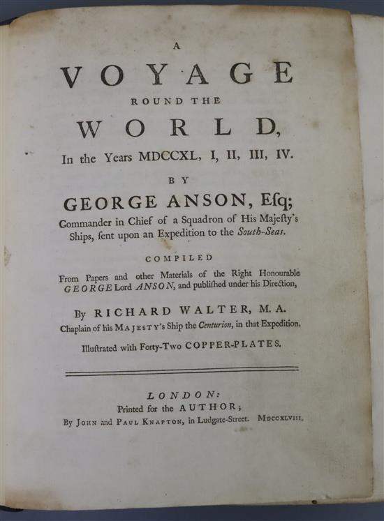 Anson, George, Baron Anson - A Voyage Round the World,